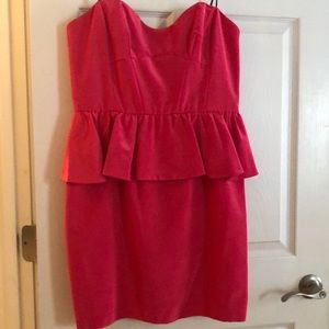 ABS pink peplum size 12 - New with Tags